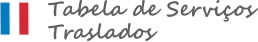 Tarifas de Serviço de Traslado